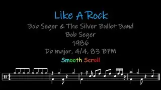 Like A Rock, Chords, Lyrics and Timing