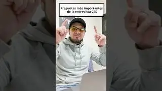 ¡Preguntas más importantes en la entrevista CSS! 🤯