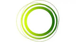 Green Frame for Video - Circle Moving Background HD