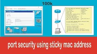 port security using sticky mac address