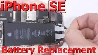 iPhone SE battery replacement in 3 minutes fix