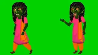 Green Screen Chudail Cartoon Character//Chudail Green Screen//GS Characters Animation