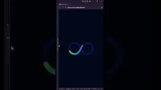 Coding infinity loading animation #shorts