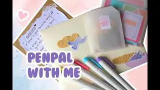 Penpal w/ me #1 ✉️ ASMR + Music 🧸🌟