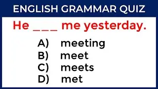 Mixed English Grammar Quiz: CAN YOU SCORE 35/35? #challenge 128