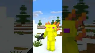 Shoot Battle Skeleton VS Zombie VS Steve VS Axolotl #minecraft #funny #fyp