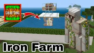 How To Make Automatic Iron Farm in Crafting and Building #117