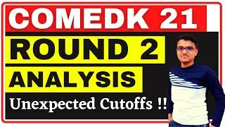 Round 2 Analysis | COMEDK 2021 | Cutoffs