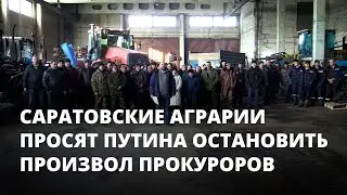 Саратовские аграрии просят Путина остановить произвол прокуроров