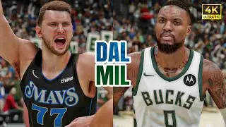 MAVERICKS vs BUCKS (PS5) - NBA 2K24 [4K UHD]