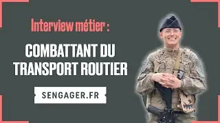 1ère classe Léa, combattant du transport routier