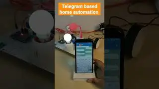 Home Automation via Telegram #shorts