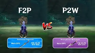 Ayaka Weapon Comparison!! Mistsplitter Reforged vs Amenoma Kageuchi!! DMG COMPARISON!