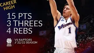 Johnny Davis 15 pts 3 threes 4 rebs vs Raptors 22/23 season