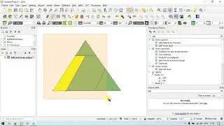 How to Split and Merge Polygon in QGIS