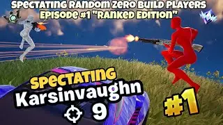 Spectating Random Zero Build Players In Fortnite, Episode #1 