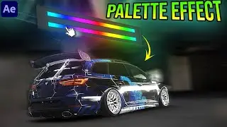 Color Palette Effect in After Effects (Car Color Changing Animation)