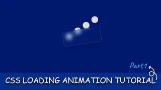 css loading animation | html css tutorial @pinkweb0  #css3 #html5