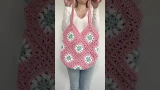 Tulip Square Bag - new free pattern on my website ‘Wilmade’ #crochet