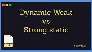 [Beyond JavaScript in Arabic #05] - Dynamic Weak Type Vs Static Strong Type