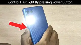 How to turn off flashlight using power button Samsung