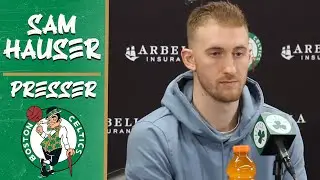 Sam Hauser on Celtics Increasing His Minutes | Postgame Interview