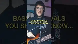 Bass intervals you should know #bassguitar #intervals #musictheory #beginnerbass #bassist #musician