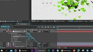 Слои нулевых объектов  After Effects