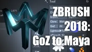 ZBRUSH 2018: GoZ to Maya