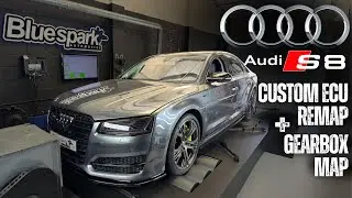 Audi S8 (D4) 4.0 TFSI V8 513bhp/520ps - Custom ECU Remap and Gearbox Mapping