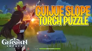 GENSHIN IMPACT |  Cuijune Slope torch puzzle