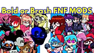 Friday Night Funkin Vs Bold or Brash but Different Characters Sing It 🎶 | Spongebob (FNF/Mod Cover)