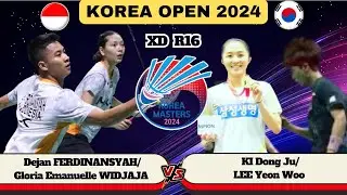 Dejan FERDINANSYAH/WIDJAJA (INA) VS KI Dong Ju/LEE Yeon Woo (KOR) | R16 Korea Masters 2024