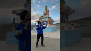 हिमाचल में छुपी भगवन बुद्ध की खूबसूरत मूर्ति  Langza Buddha Statue in Hikam, Himachal Pradesh