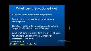 Learn JavaScript In One Video