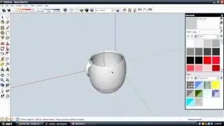 how to create a teacup in sketchup