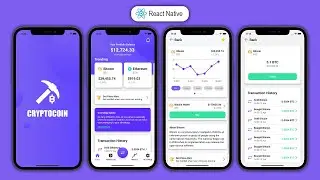 LCRN EP10 - Cryptocurrency App - React Native UI