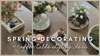 Spring Decorating | 4 coffee table styling ideas