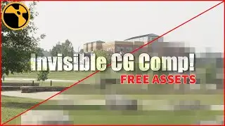 How To Comp CG That Looks Invisible | Nuke Composting | FREE Assets | #nuke #blender  #compositing