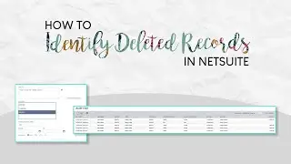 How to Identify Deleted Records in NetSuite