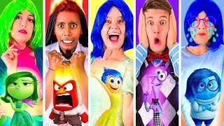 INSIDE OUT NELLA VITA REALE CON TUTTI I NOSTRI AMICI CHALLENGE!😂😡