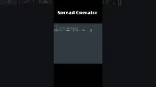 JavaScript - Spread Operator