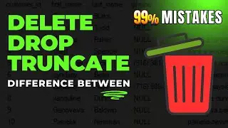 Understanding Database Operations: DELETE vs DROP vs TRUNCATE | #gokultech