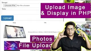 How to upload image and display using PHP and MYSQL database |  File Upload in PHP