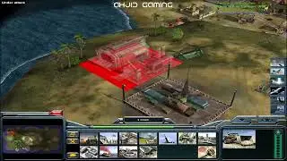 Command & Conquer™ Generals Zero Hour: USA SUPER WEAPON, 1 VS 3 HARD ARMIES, TOURNAMENT A