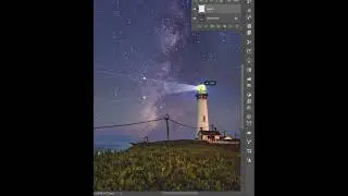 How To Create Beams Of Light in Photoshop | Photoshop Tutorial Video | Editing World | 