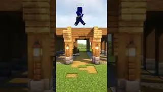 Minecraft Horse Stable Tutorial 🐴 #minecraft #shorts