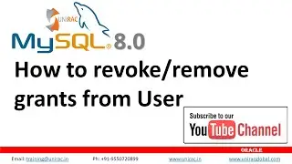 MySQL Tutorial for Beginners || How to revoke grants from a user || MySQL 8 || Learn Mysql || Grants