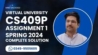 CS409P assignment 1 solution 2024 | Cs409P Assignment solution | CS409P Assignment solution spring