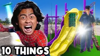 10 THINGS YOU SHOULD NOT DO AT A PLAYGROUND!!!